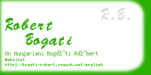 robert bogati business card